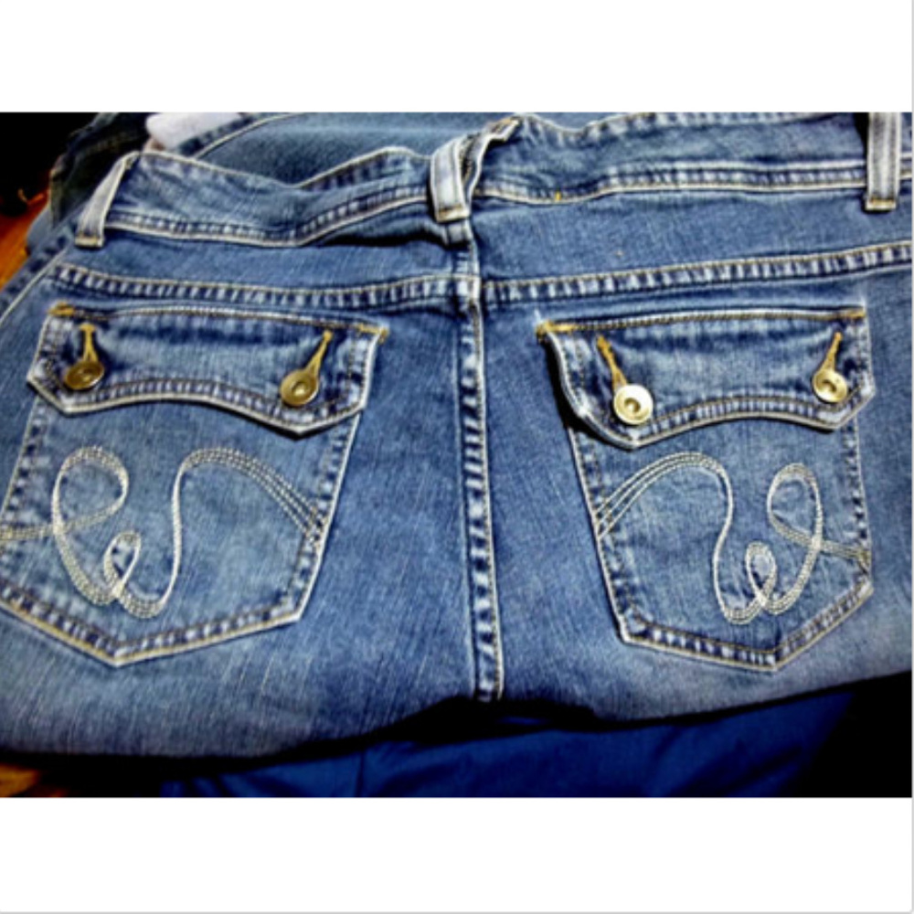 Lee Womens Blue Denim Jeans Size W34" L31